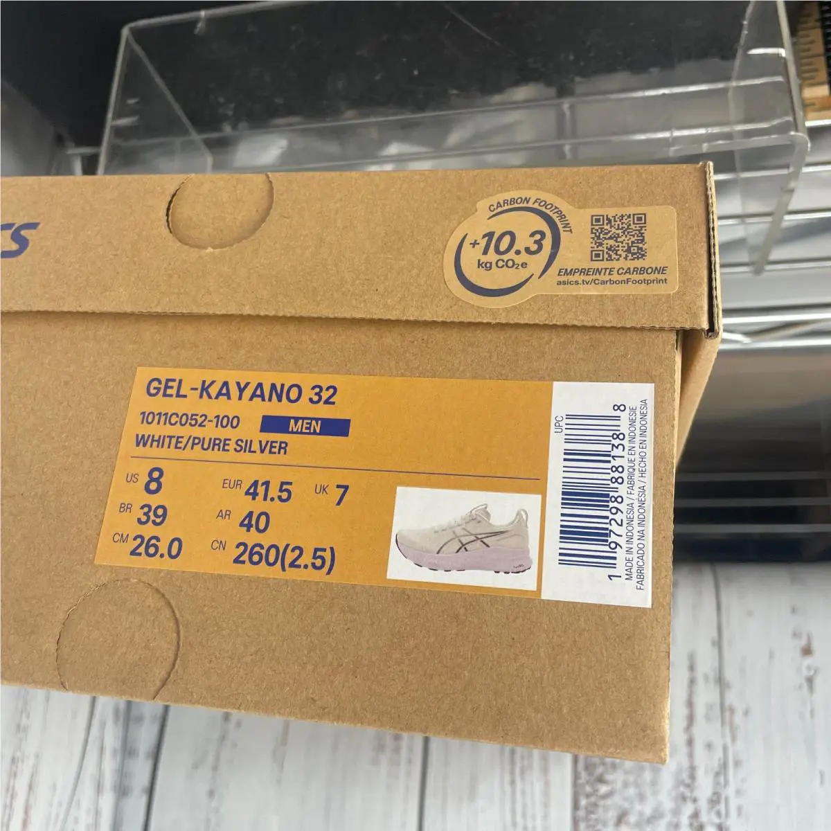 Asics shoes - ASICS Gel Kayano - Gel Kayano - White (UPC: 197298881388) 9