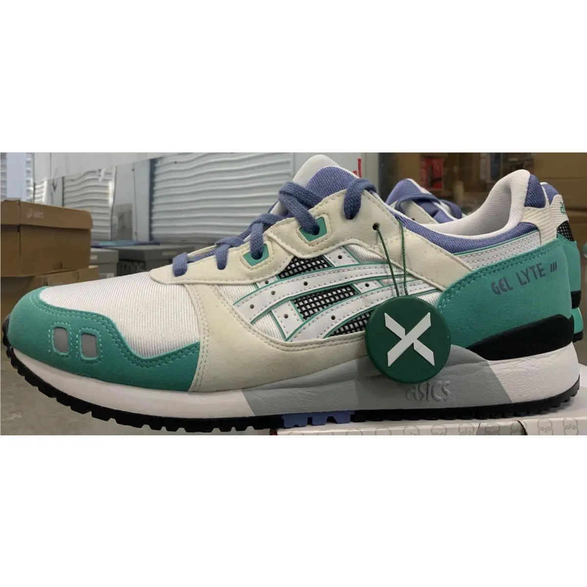 Asics Gel-lyte Iii OG 30TH Anniv. Wht./blue Mens Size 10.5 U.s. Seller