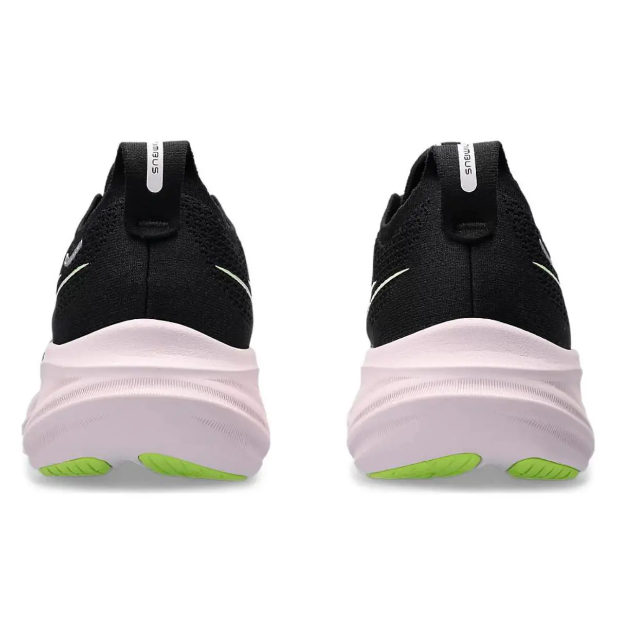 Asics shoes - ASICS Women`s Gel-Nimbus 26 - 1012B601004 - Black/NEON Lime 2
