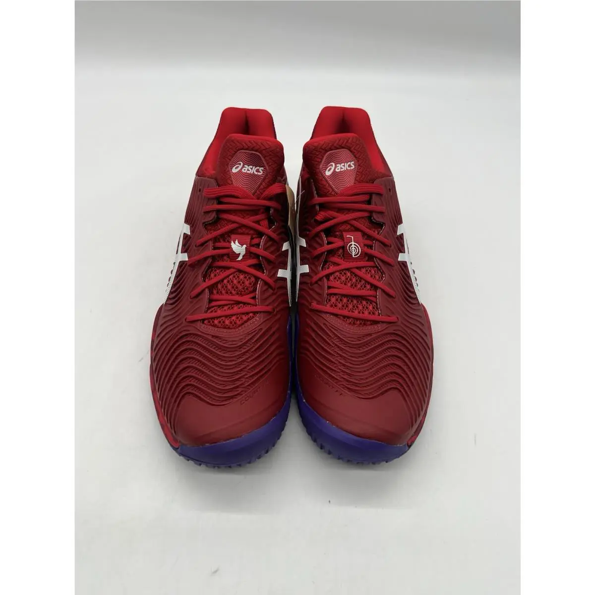 Asics shoes - Court FF NOVAK - Court NOVAK - 1041A089 - Red 2
