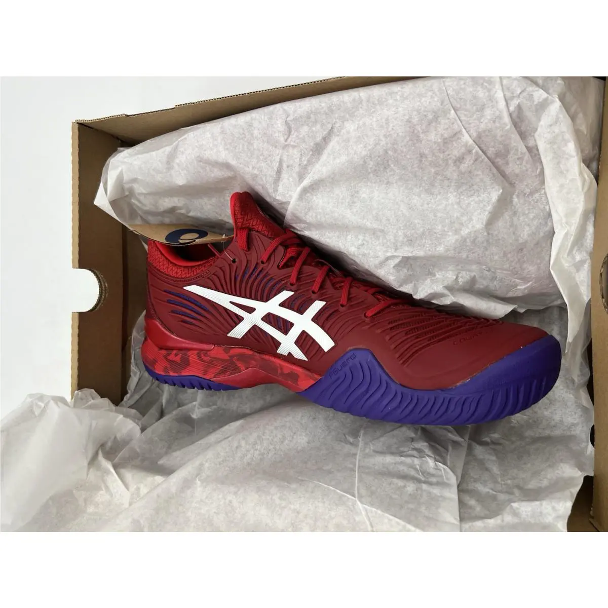 Asics shoes - Court FF NOVAK - Court NOVAK - 1041A089 - Red 15