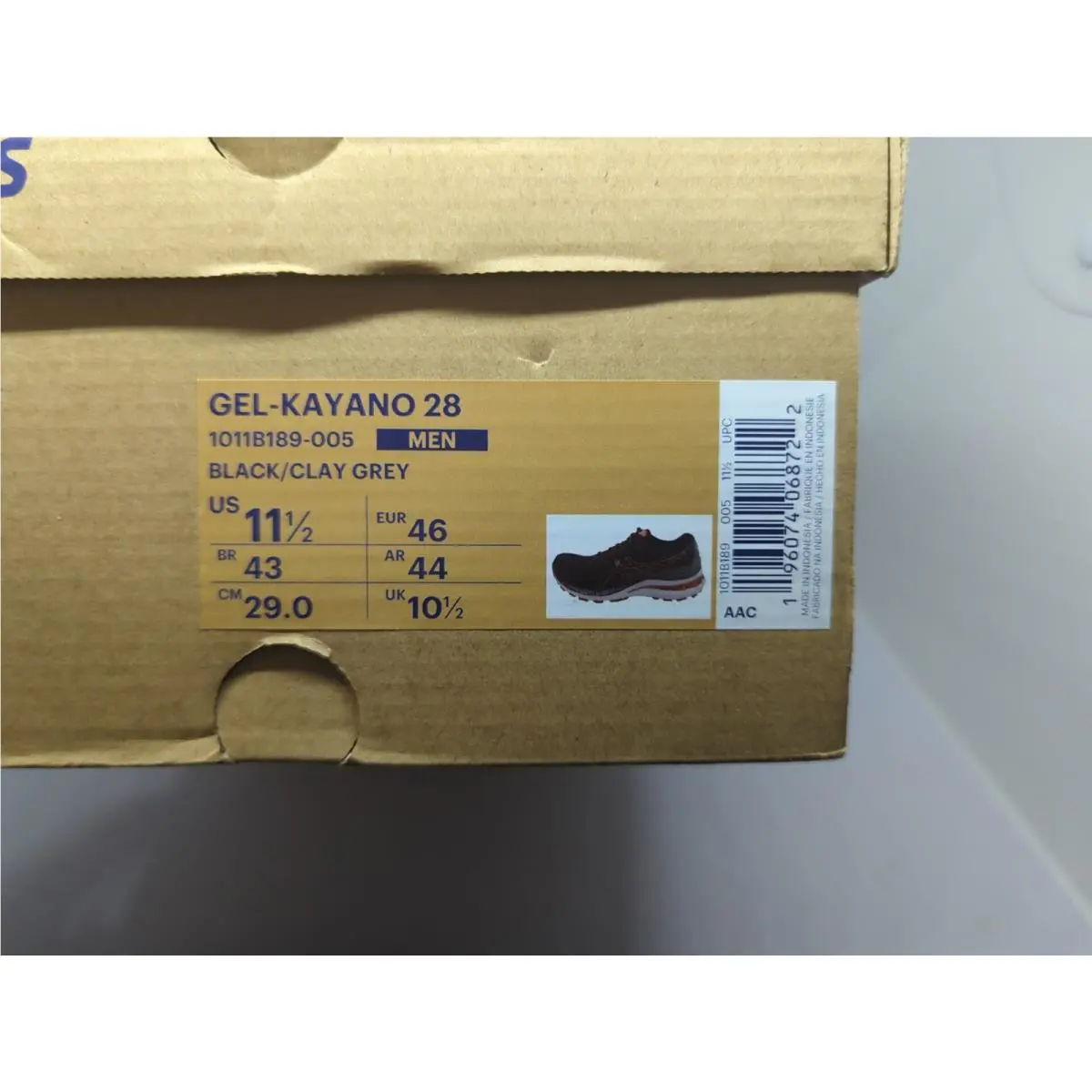 Asics shoes - ASICS GEL-Kayano - 1011B189-005 - Black (UPC: 196074068722) 9