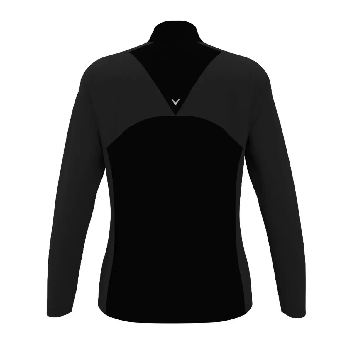 Callaway  - Ladies Lightweight Mixed Media 1/2 Zip - CGKFE075 - Caviar (UPC: 043764138343) 0