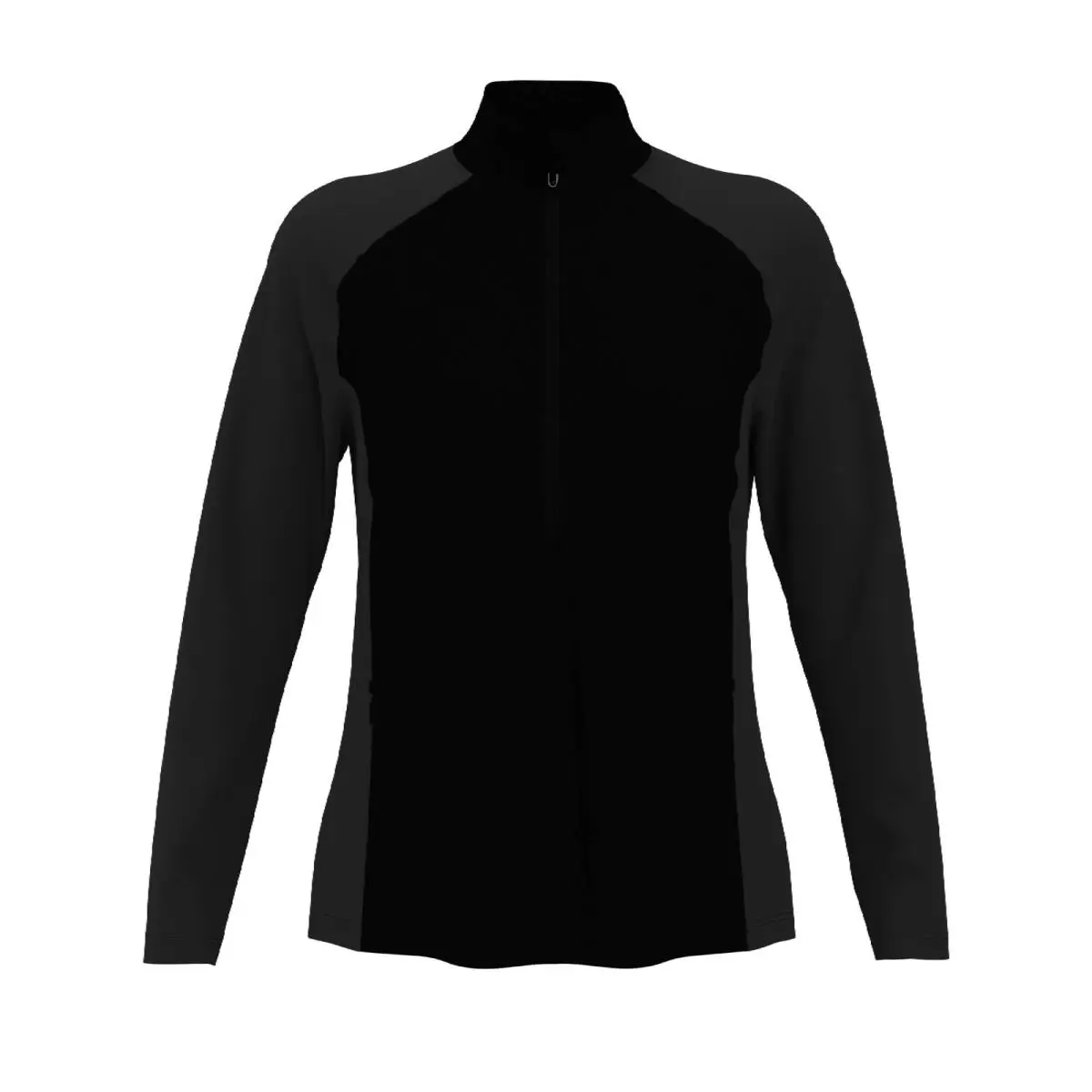 Callaway  - Ladies Lightweight Mixed Media 1/2 Zip - CGKFE075 - Caviar (UPC: 043764138343) 1