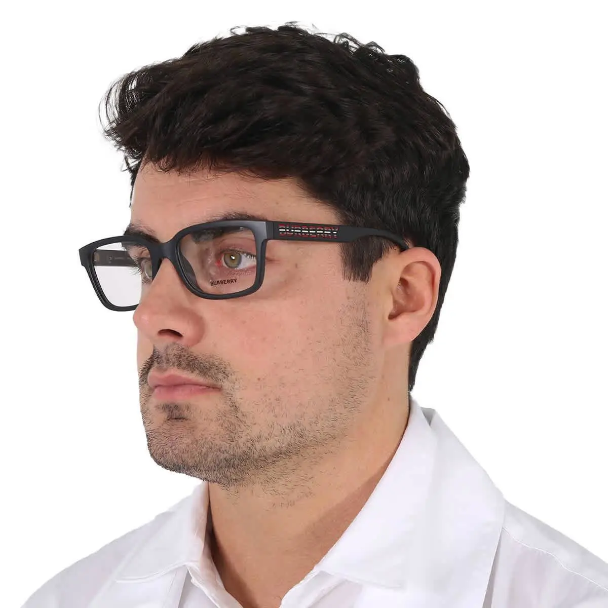 Burberry Charlie Demo Rectangular Men`s Eyeglasses BE2379U 3464 55