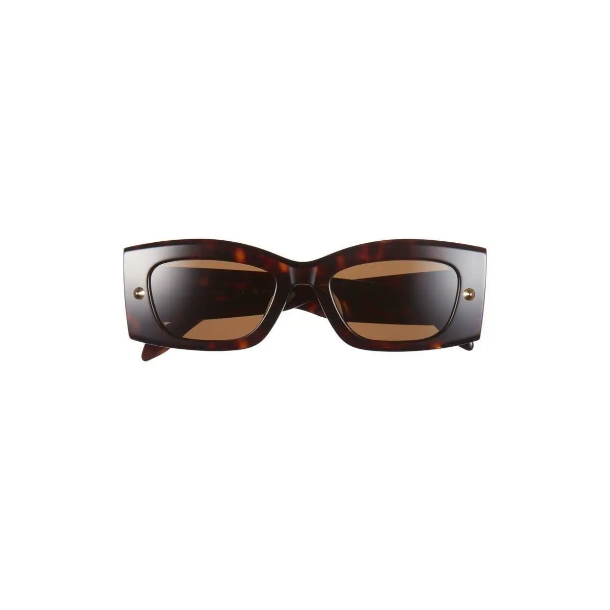 Mcqueen Women 51mm Modified Cat Eye Sunglasses Havana Havana Brown