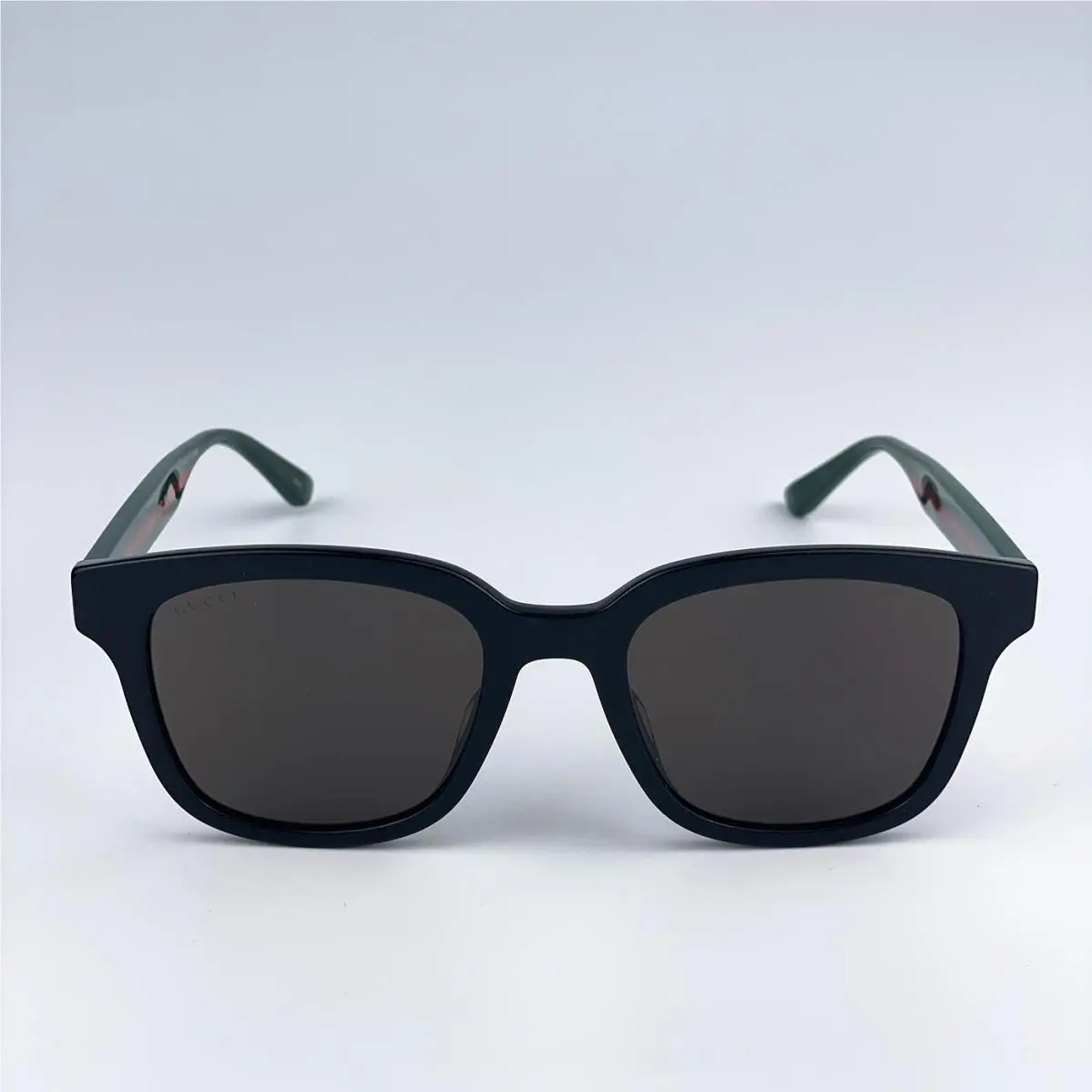 Men Sunglasses Black Green Grey Square GG0847SK 001 by Gucci