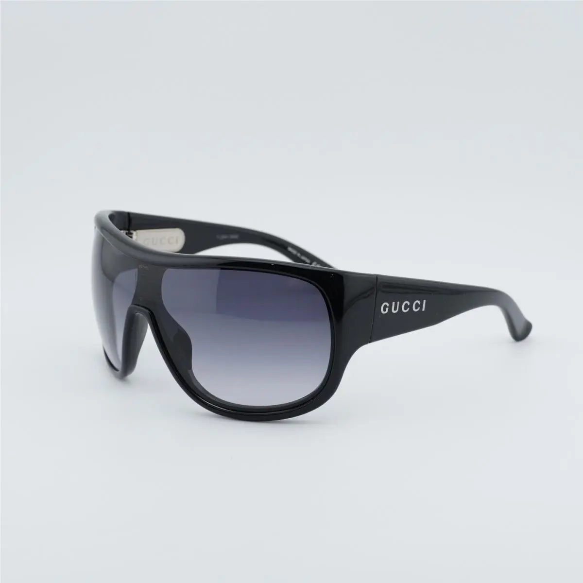 GG2168S 008 Shiny Black/grey Gradient 99-1-125 Sunglasses by Gucci