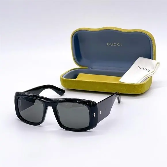 GG1080S 001 Oversized Sunglasses  GG1080S Black Eyewear by Gucci