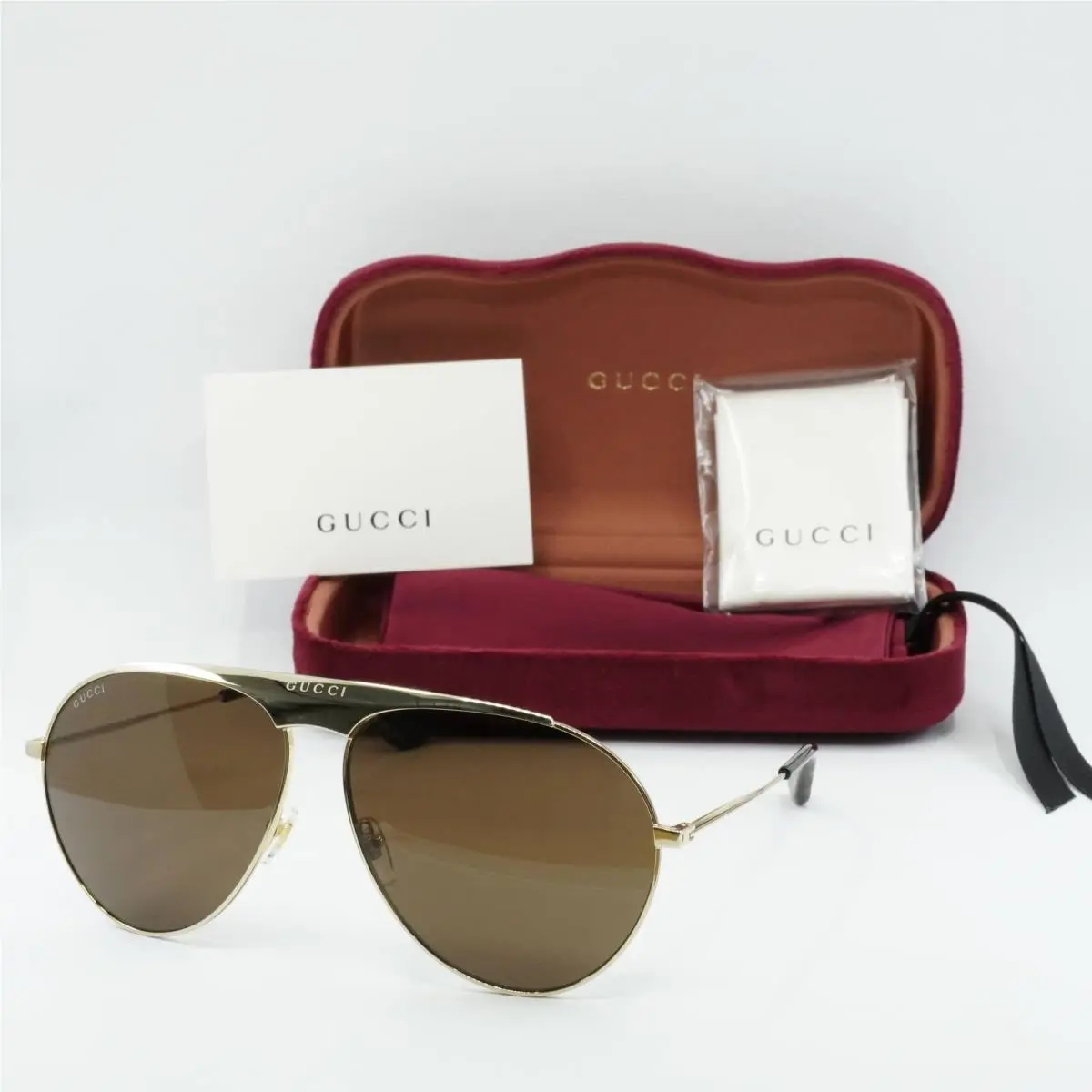 Gucci GG0908S 001 Gold/brown 65-13-145 Sunglasses