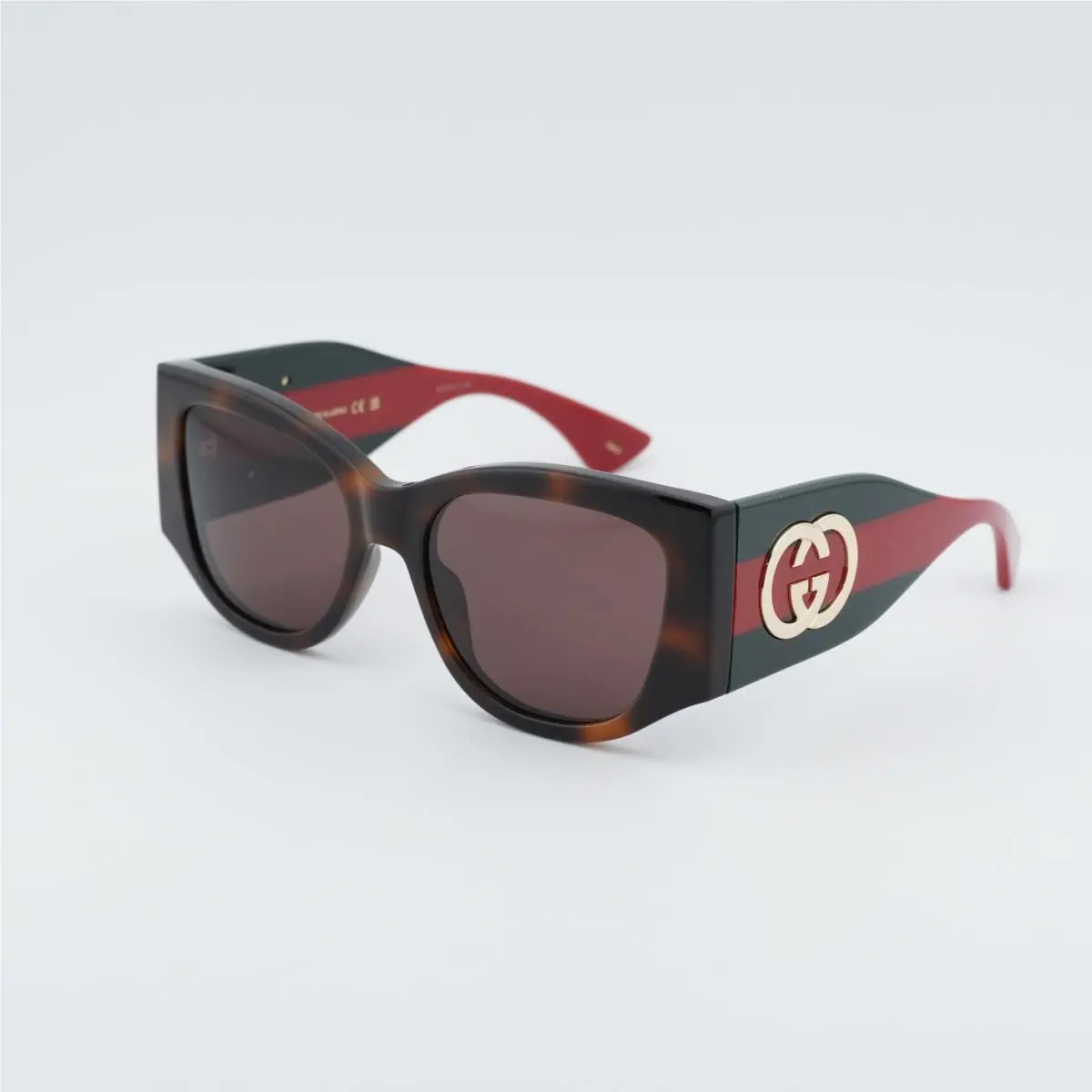 GG2115S 002 Dark Havana/brown 55-18-135 Sunglasses by Gucci