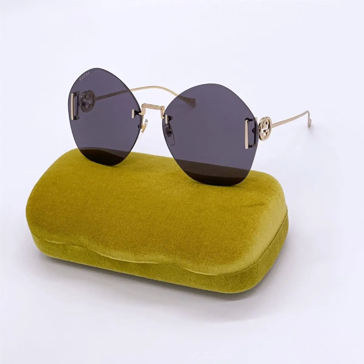 Gucci GG1203S 002 Round Women Sunglasses Gucci GG1203S