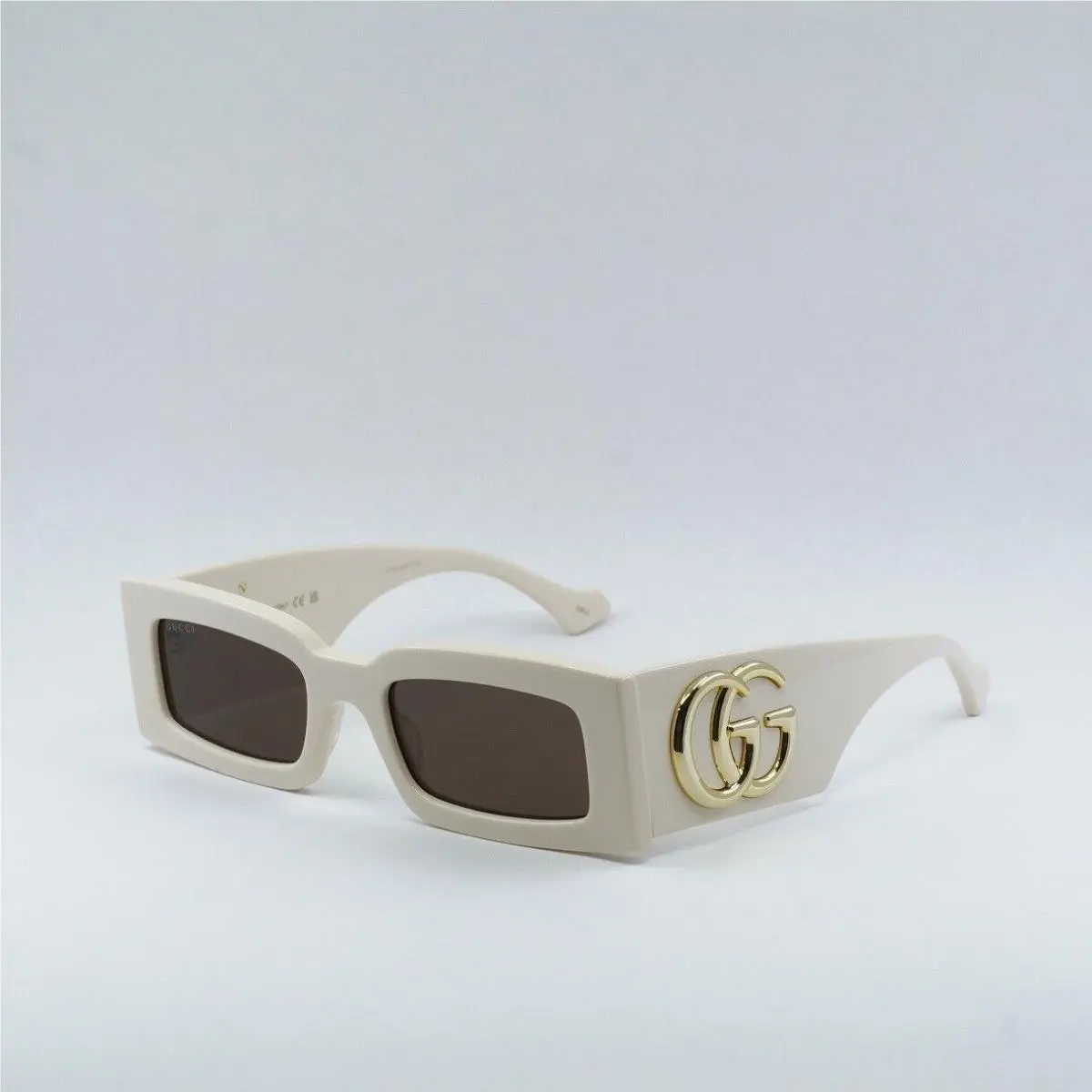 GG1425S 004 Ivory/brown 53-21-145 Sunglasses by Gucci