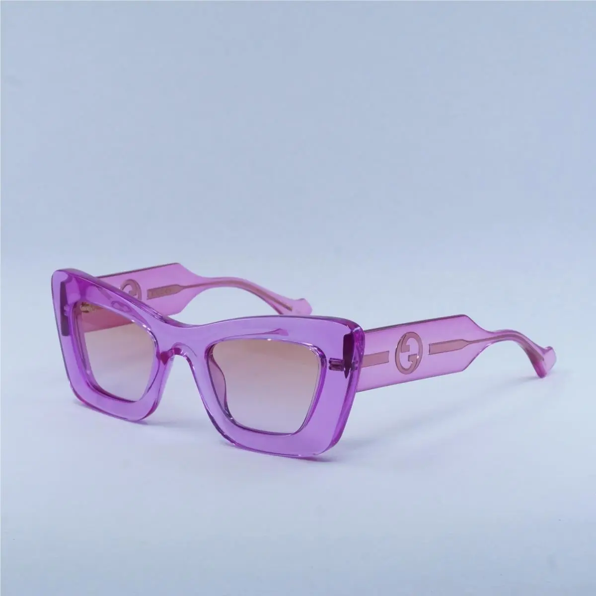 Gucci GG1552S 003 Transparent Magenta/gradient Orange To Violet 49-23-140