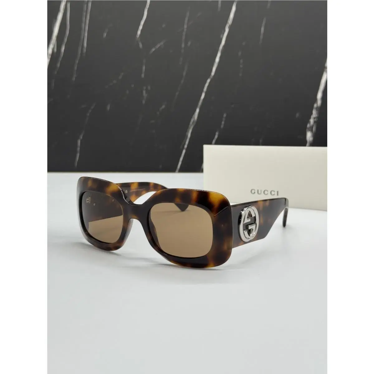 GG1695S 002 Sunglasses Havana Women Eyewear by Gucci