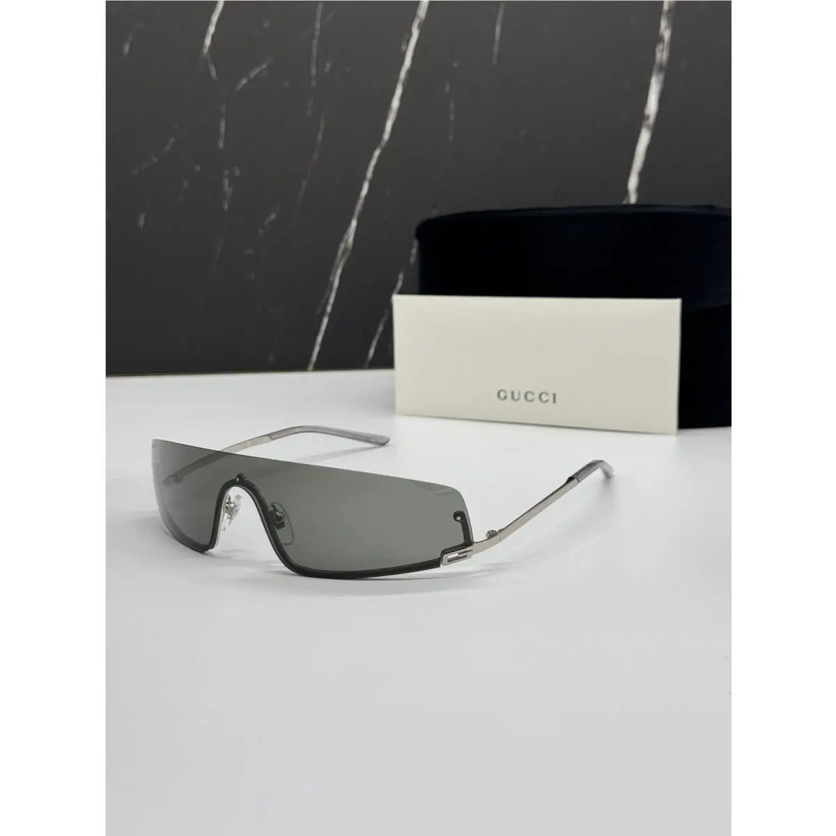 Gucci GG1561S 001 Sunglasses Silver Women Eyewear