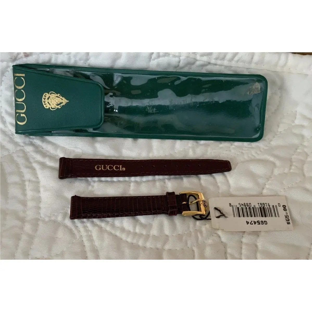 Gucci Women’s Leather Watch Band