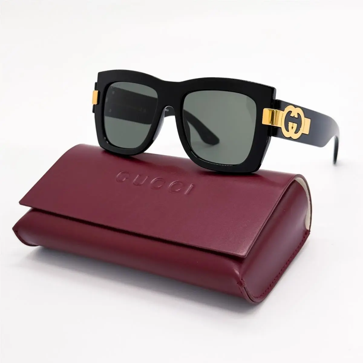 GG1688S 001 Sunglasses Black Women Eyewear  by Gucci