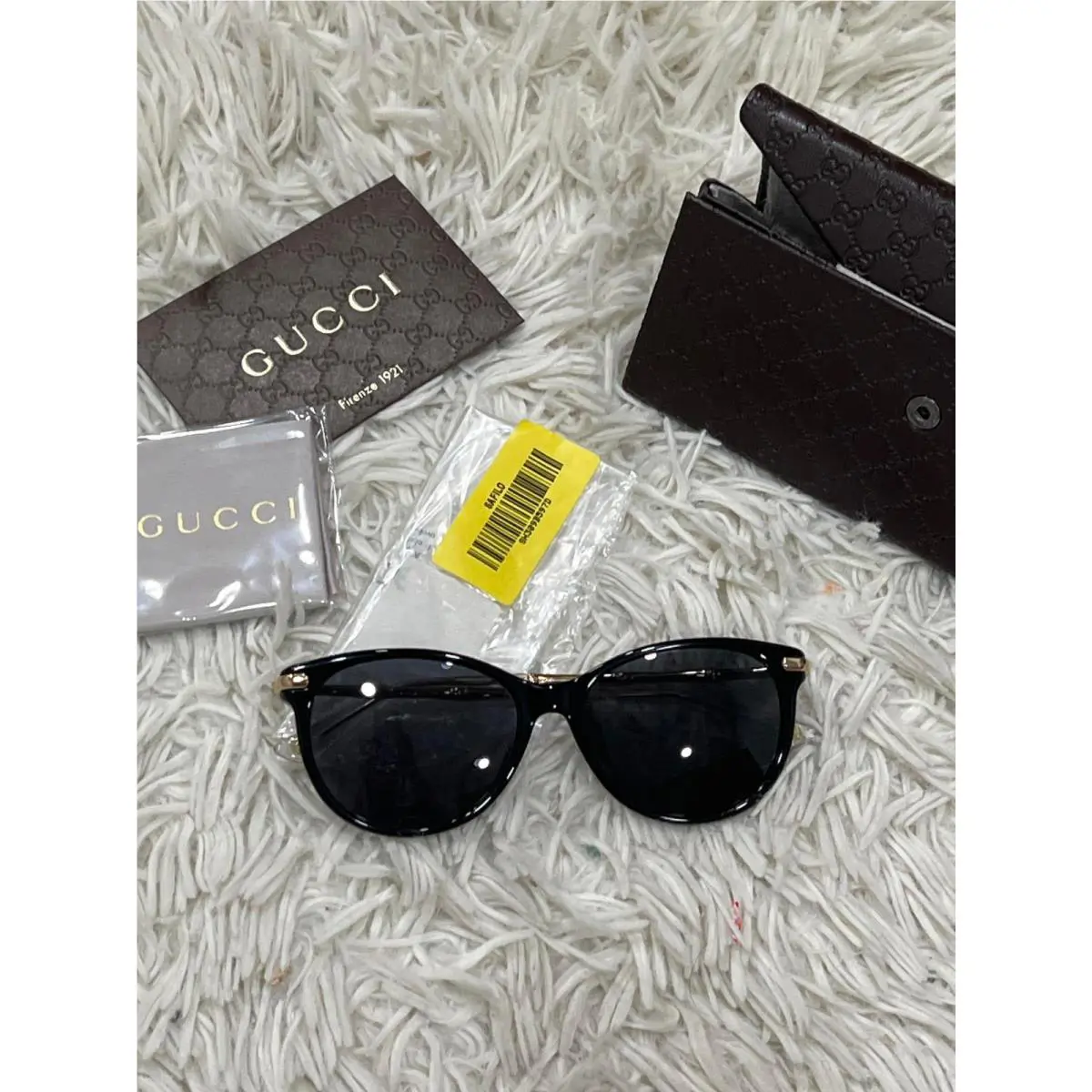 Gucci Bamboo Detail Cat Eye Oversize Sunglasses gg 3780