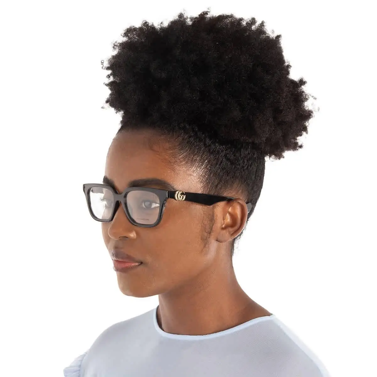 Gucci Demo Square Ladies Eyeglasses GG1536O 005 53 GG1536O 005 53