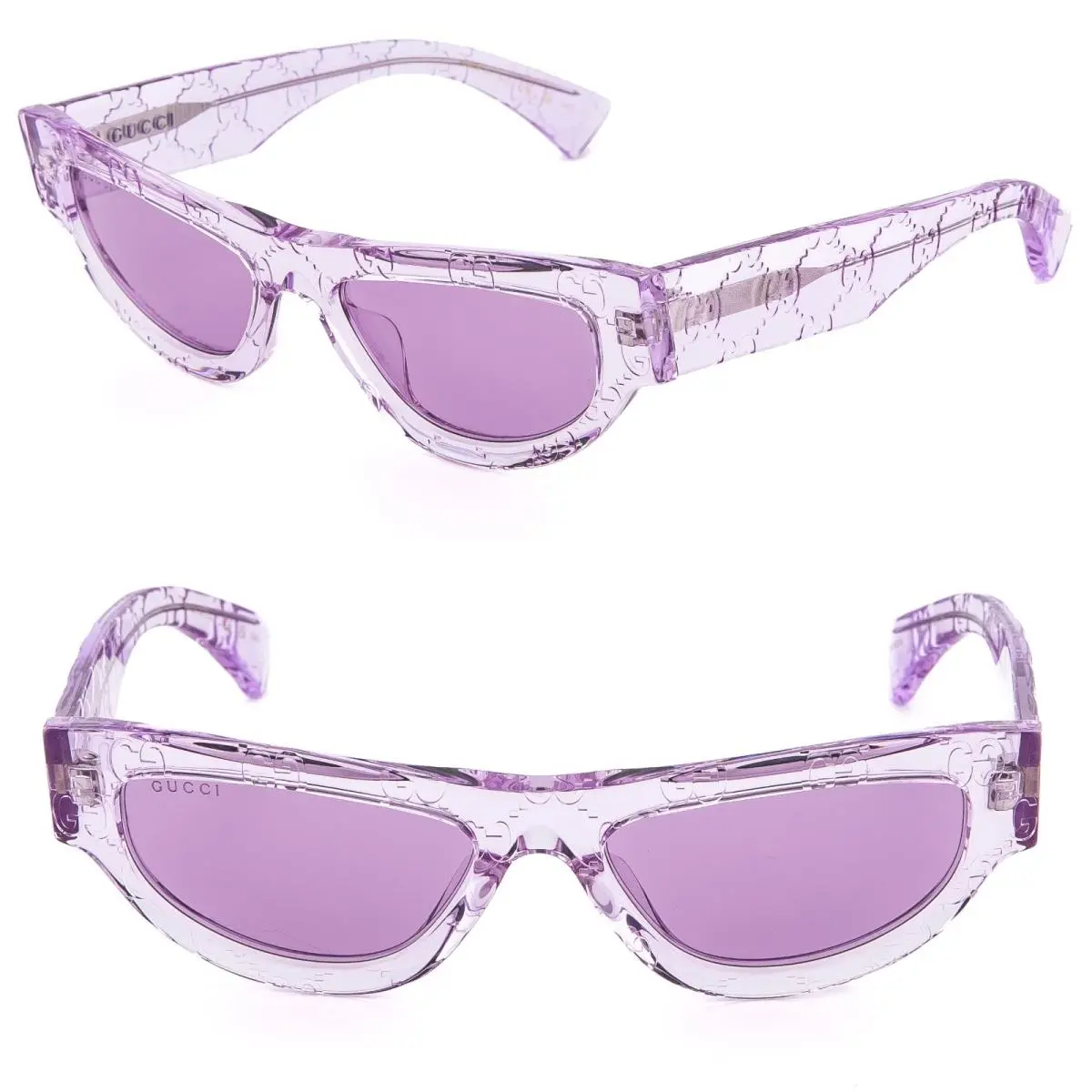 Gucci GG1834S Crystal Violet Guccissima 1834 GG Motif Sunglasses 015