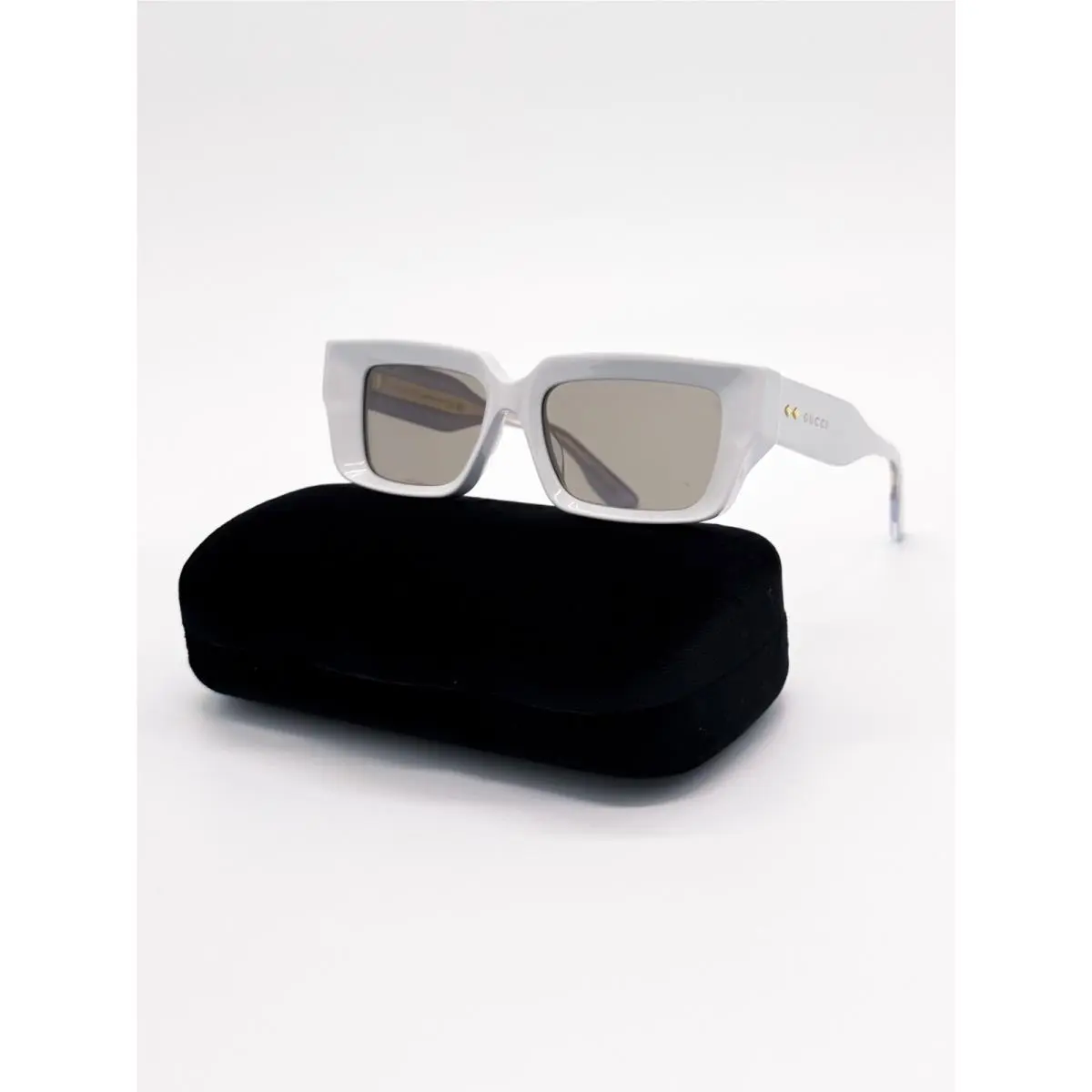 Sunglasses GG1529S 004 Gray Unisex Eyewear by Gucci