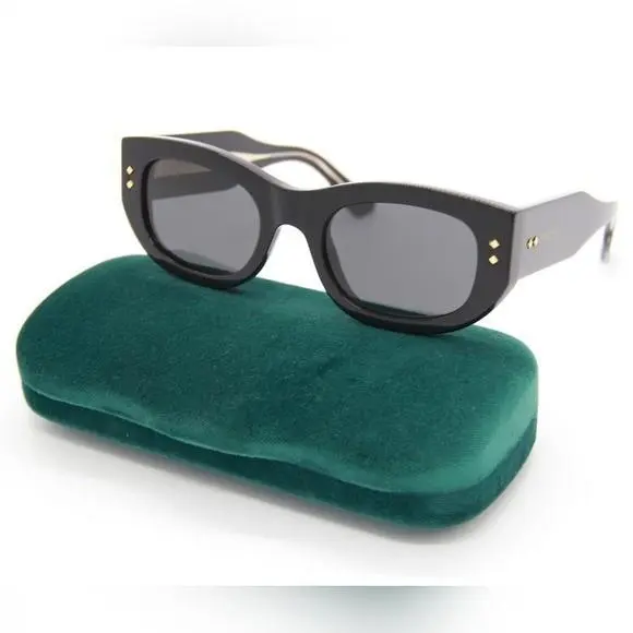 Gucci Sunglasses GG1215S 002 Black Unisex Eyewear