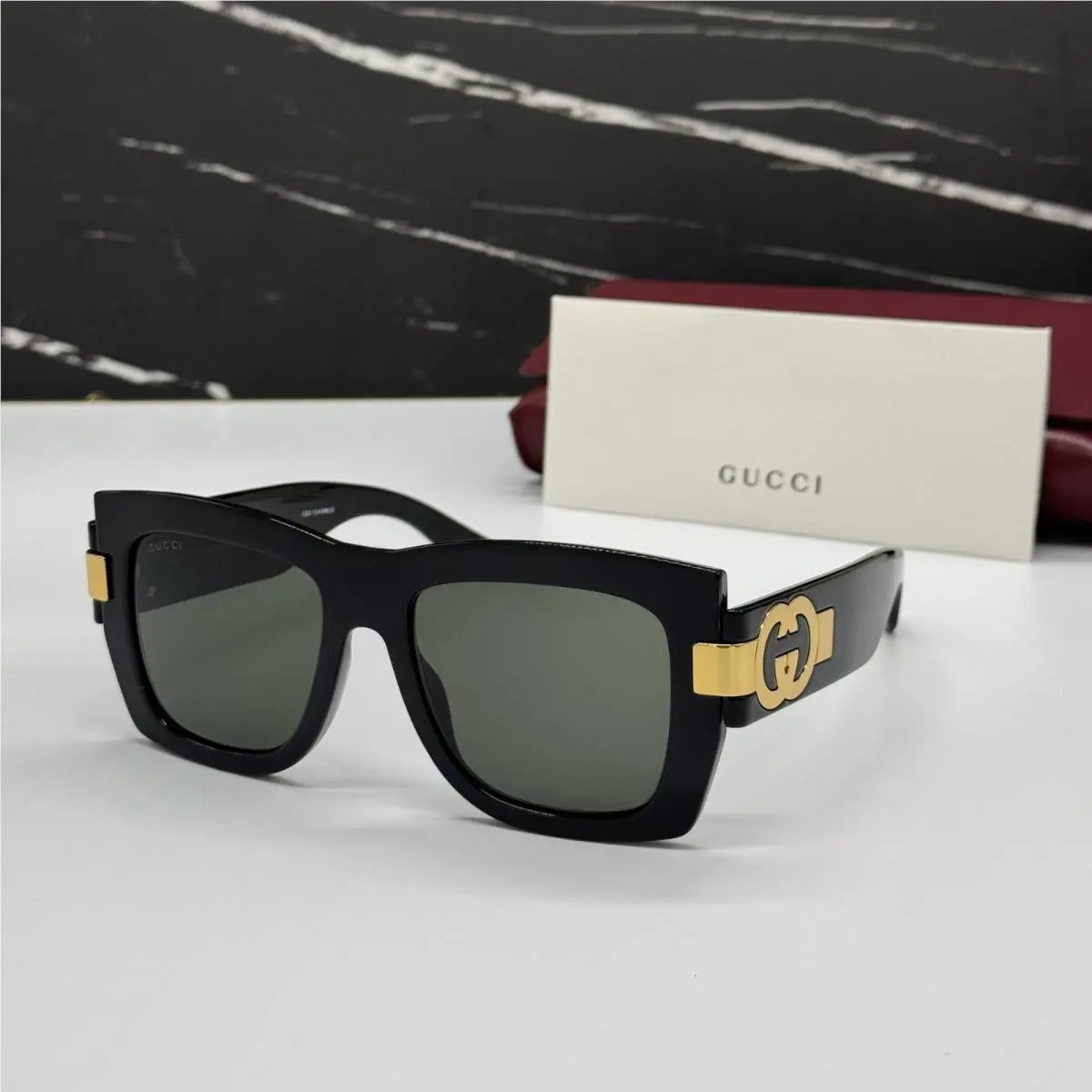 Gucci GG1688S 001 Sunglasses Black Women Eyewear