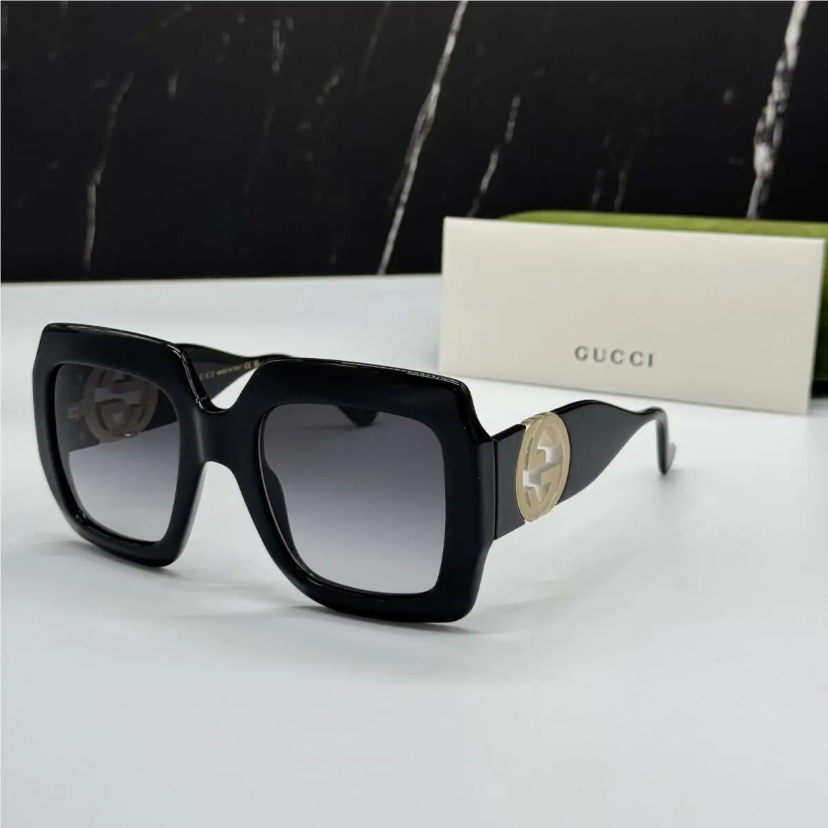 GG1022S 001 Black Women Sunglasses by Gucci