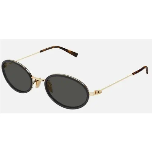 Gucci GG1980S Dark Grey with Gold/grey 001 Sunglasses 52-21-145