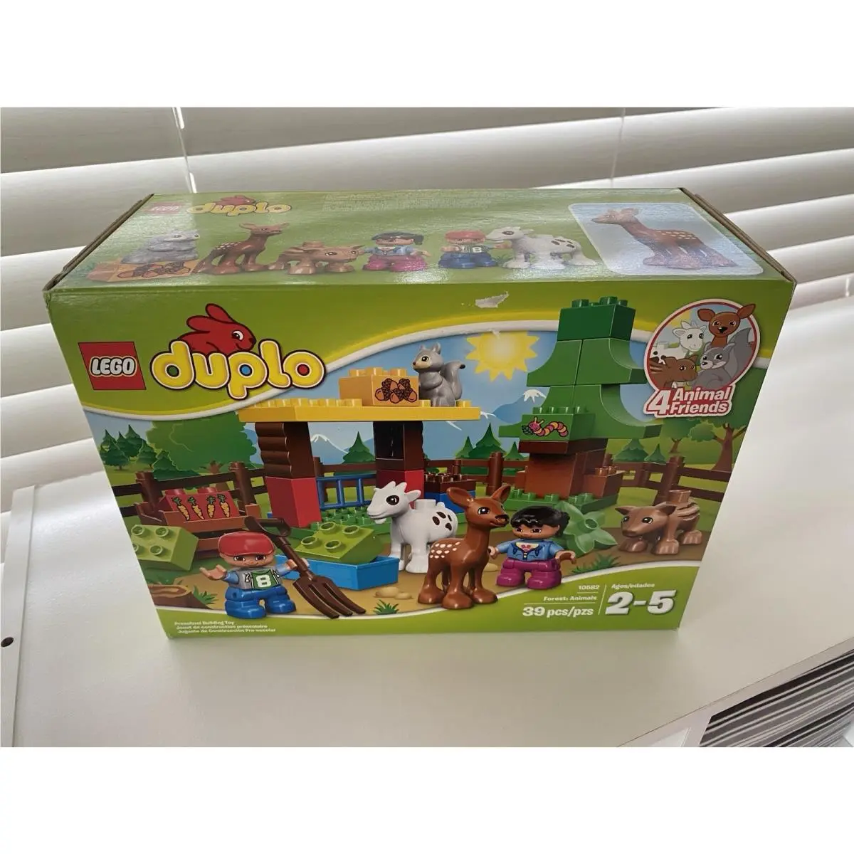 Lego Duplo Forest Animals 10582 Goat Deer Pig Farm Retired Box