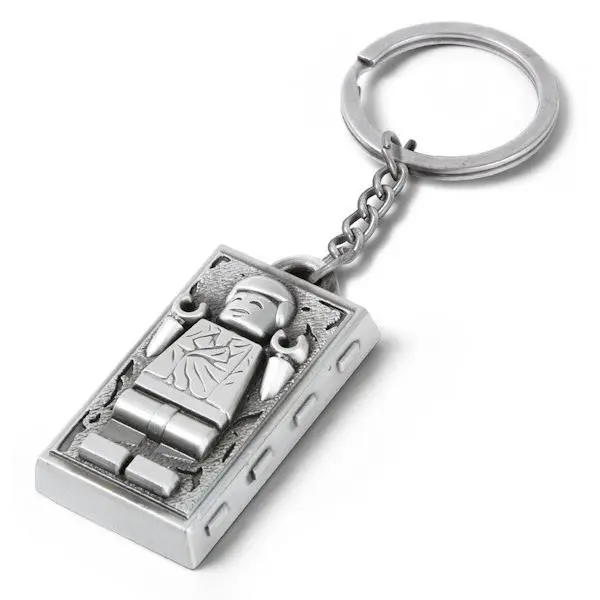 Lego Star Wars Han Solo In Carbonite Vip Metal Keychain 5006363