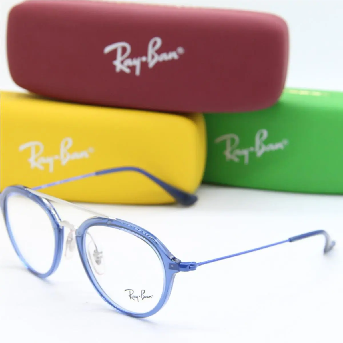 Ray-ban Junior RB 9065V 3743 Transparent Eyeglasses W/case 46-18