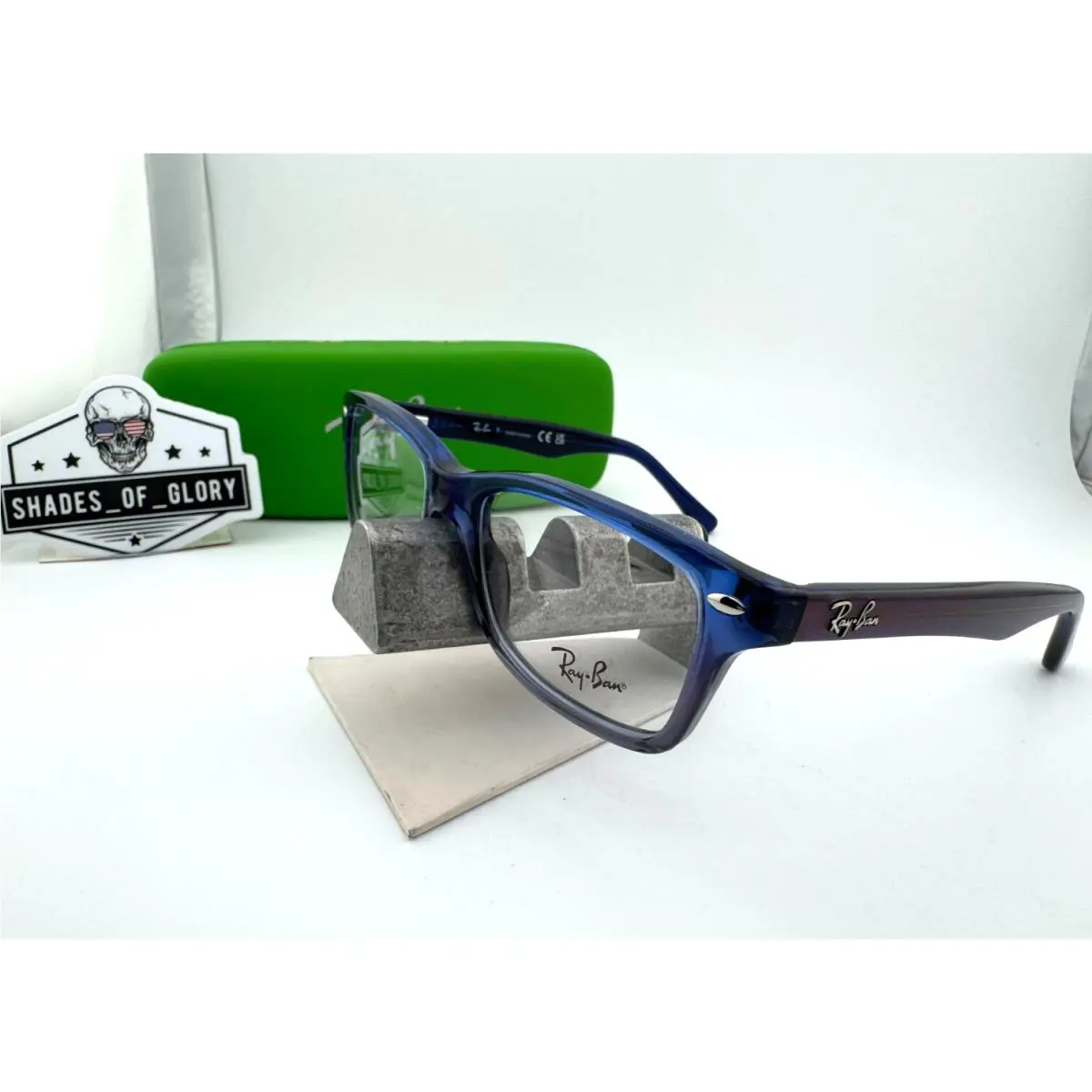 Ray-ban Junior RY 1531 3647 Blue Gradient Iridescent Kids Eyeglasses Frames 48MM
