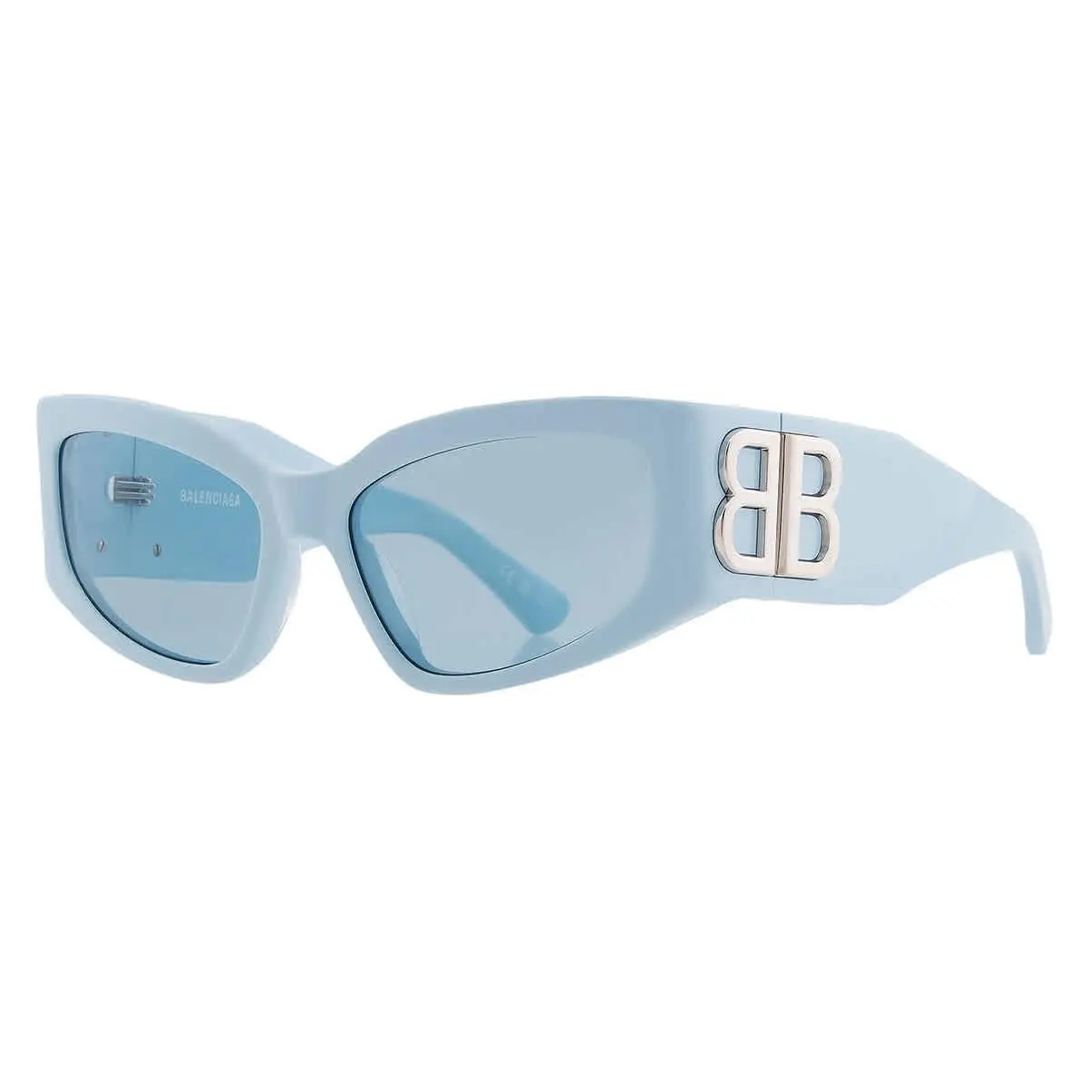 Light Blue Cat Eye Ladies Sunglasses BB0321S 014 57 BB0321S 014 57 by Balenciaga