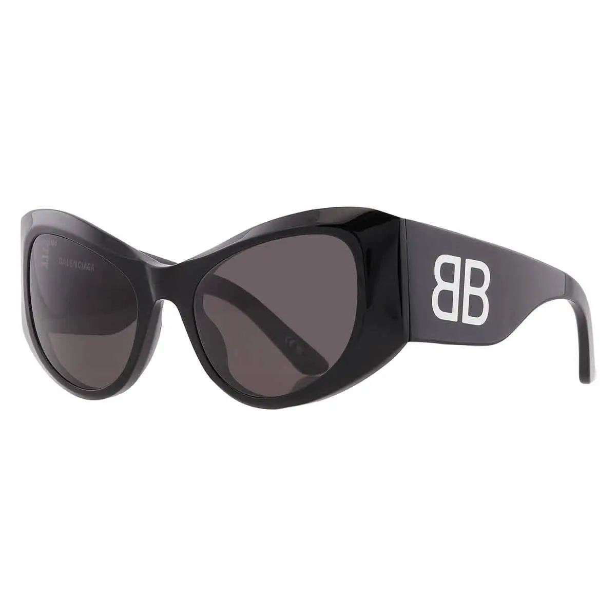 Grey Browline Ladies Sunglasses BB0393S 001 57 BB0393S 001 57 by Balenciaga
