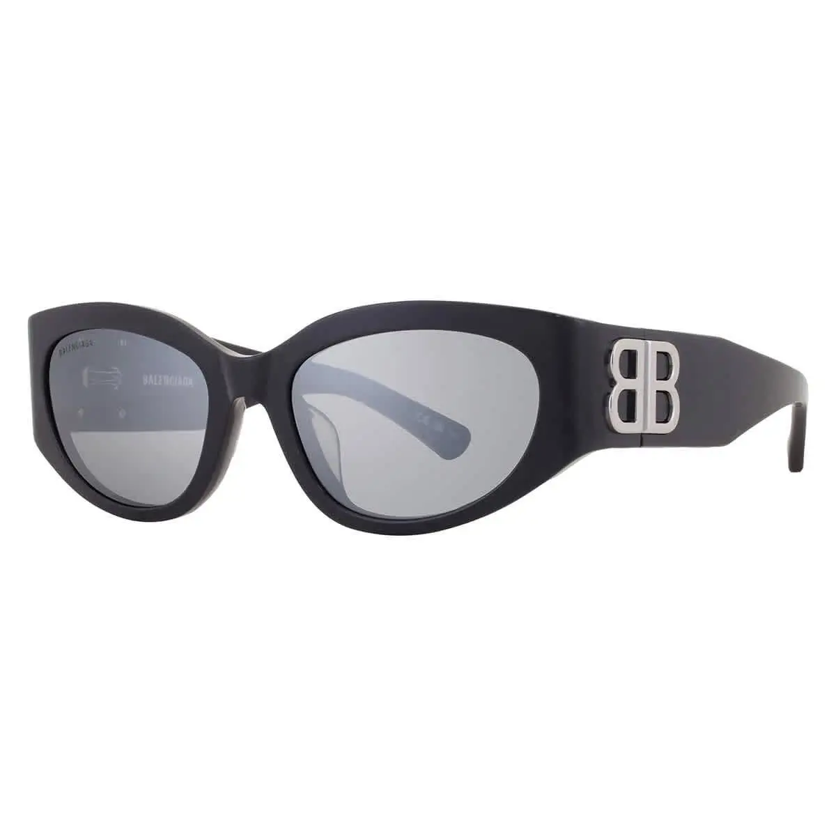 Balenciaga Grey Cat Eye Ladies Sunglasses BB0324SK 007 55 BB0324SK 007 55