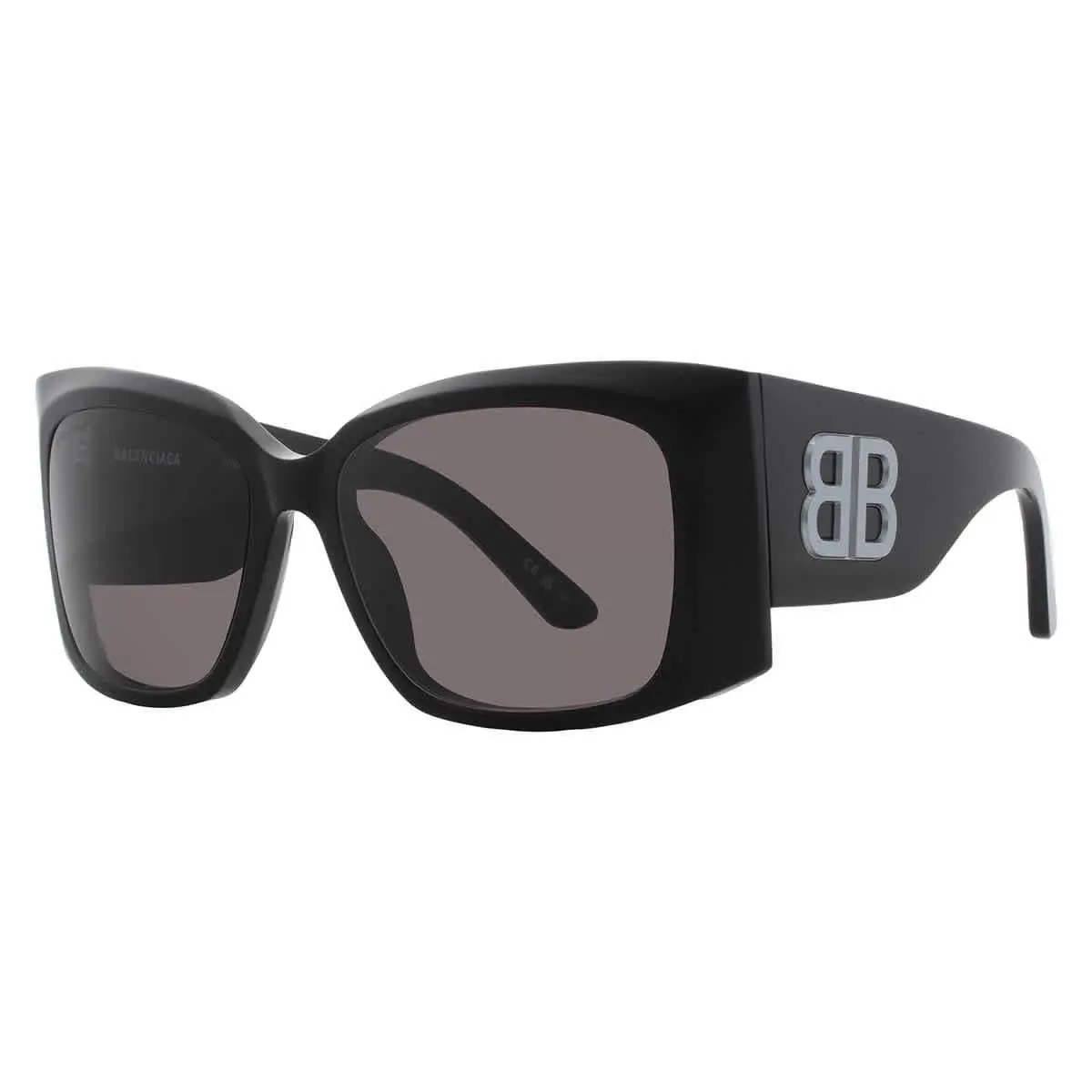 Balenciaga Grey Butterfly Ladies Sunglasses BB0443S 002 58 BB0443S 002 58