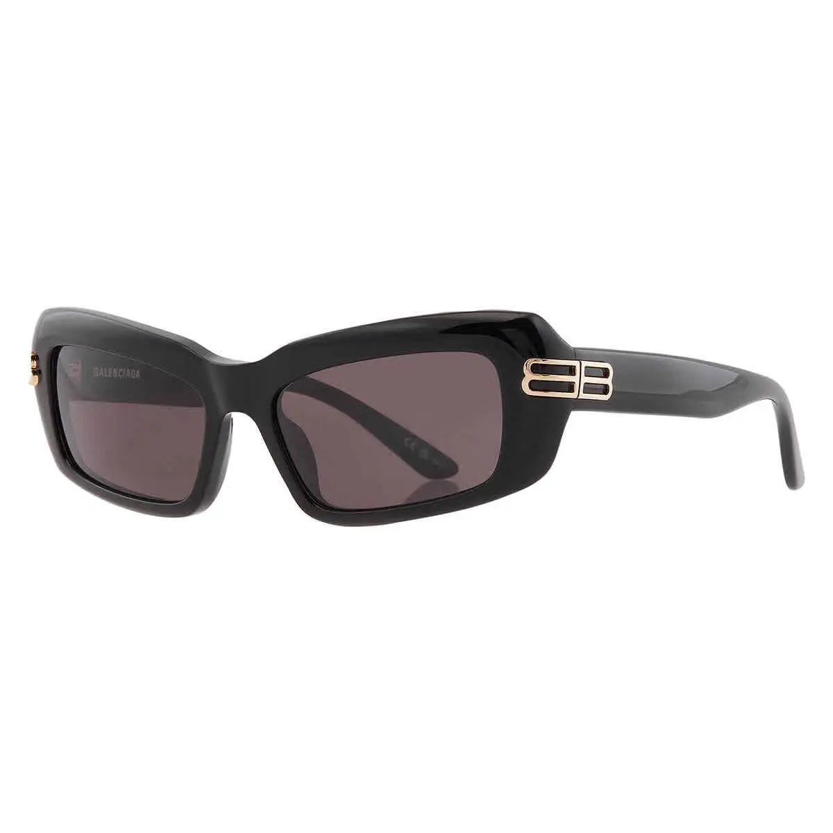Balenciaga Grey Pilot Ladies Sunglasses BB0432S 001 57 BB0432S 001 57