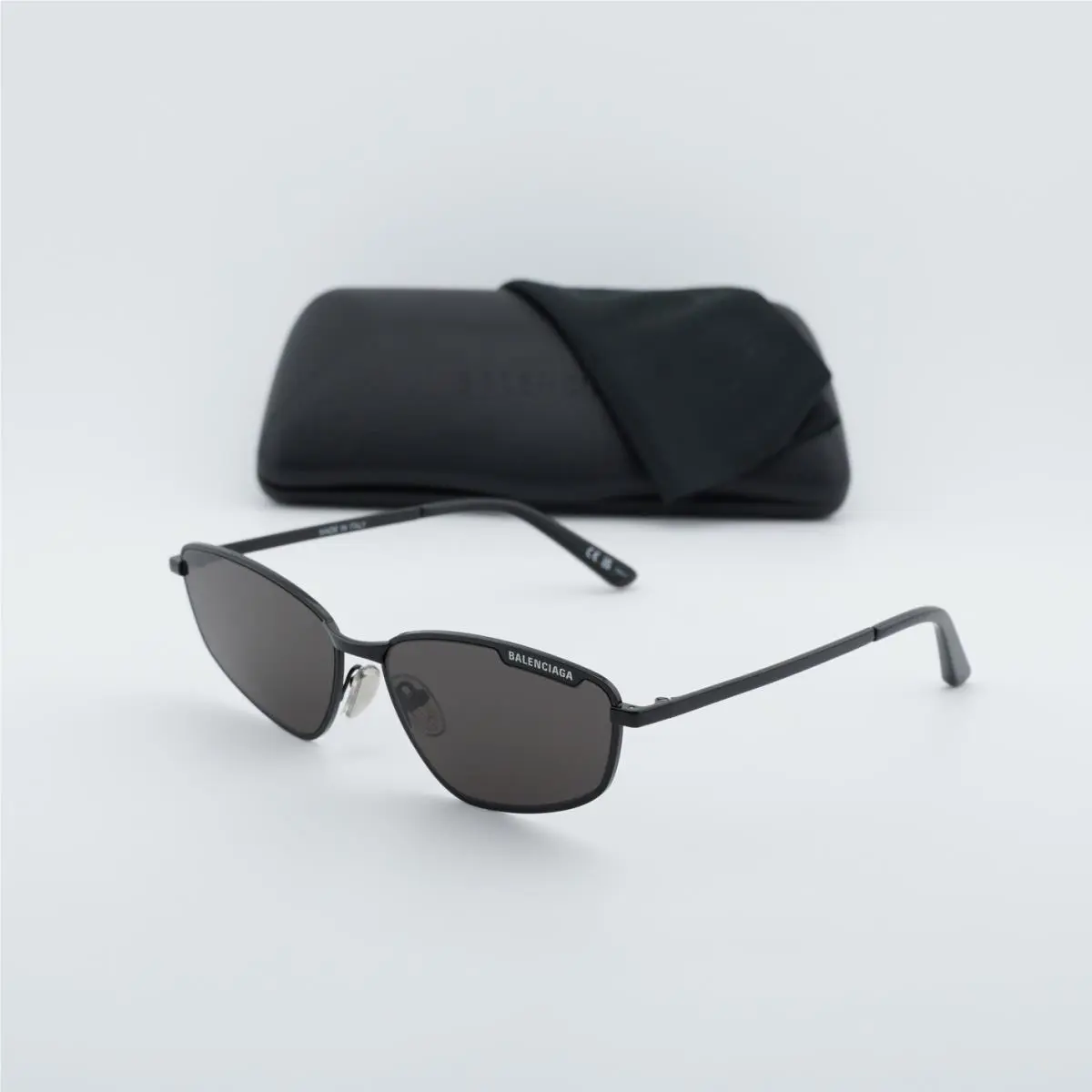 Balenciaga BB0277S 001 Shiny Black/grey 60-16-145 Sunglasses