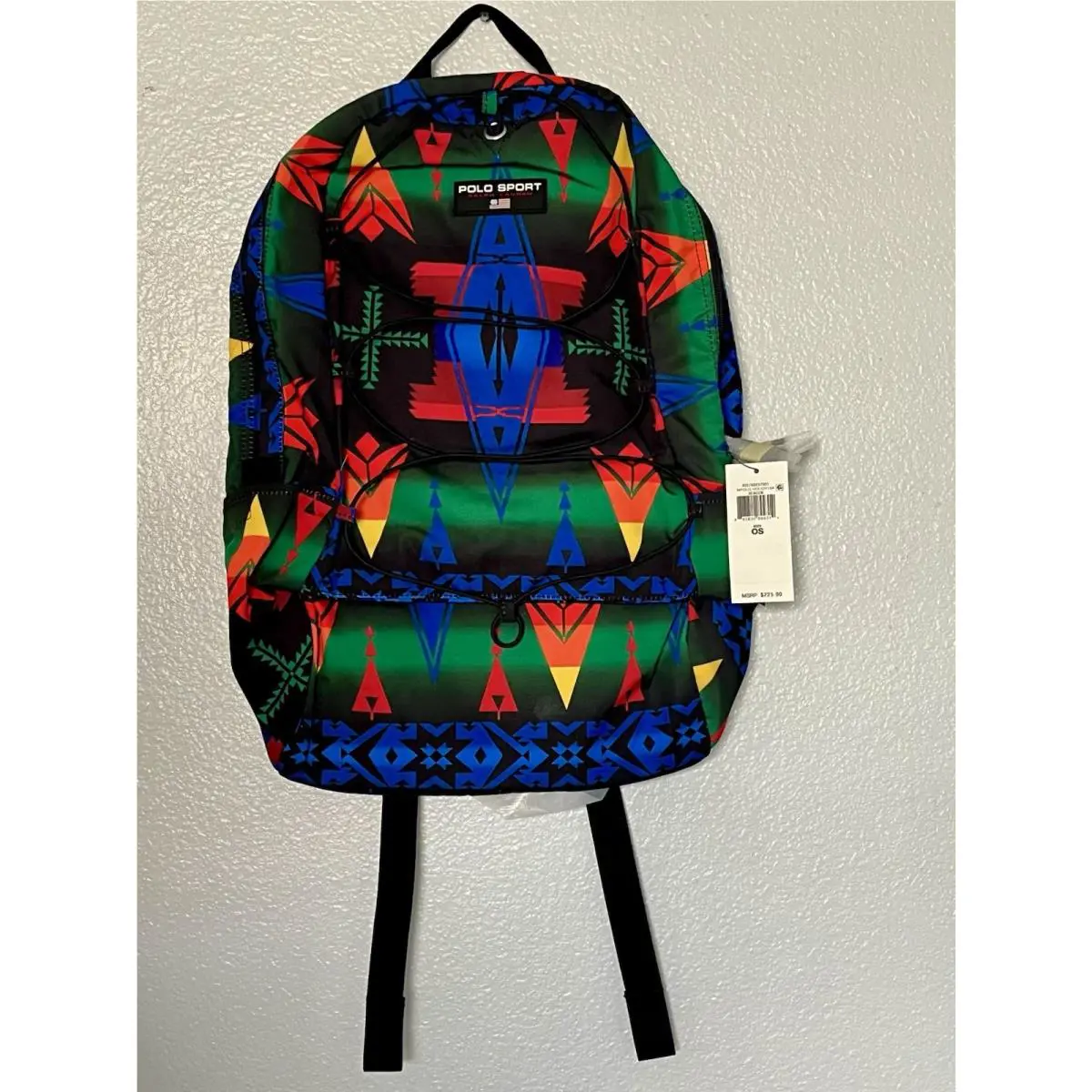 Polo Sport Ralph Lauren Aztec Southwestern Native Retro Beacon Travel Backpack