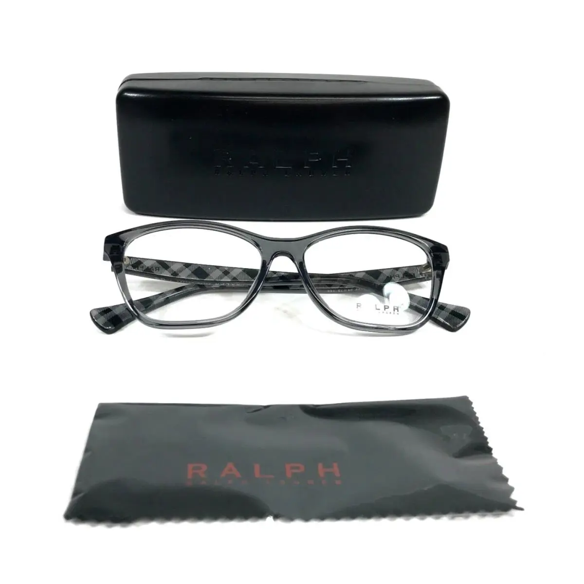 Ralph Lauren Eyeglasses Frames RA7144U 5799 Shiny Transparent Gray 54-15-145
