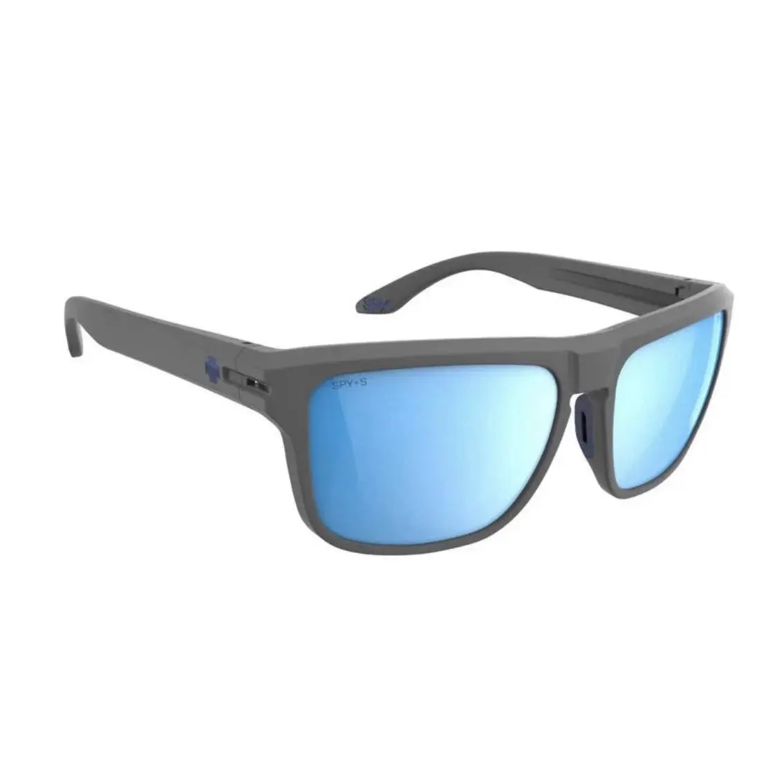 Spy Optic Region Sunglasses - Matte Gray Ansi / Happy Boost Polar Ice Blue - Frame: Matte Gray ANSI, Lens: Happy Boost Polarized Ice Blue Mirror