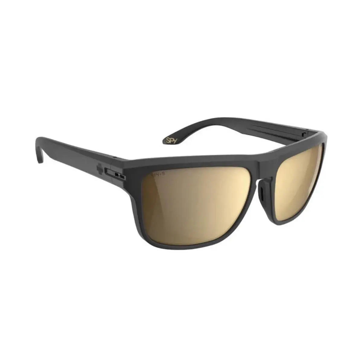 Spy Optic Region Sunglasses - Matte Black Ansi / Happy Bronze Gold Mirror - Frame: Matte Black ANSI, Lens: Happy Bronze Gold Mirror