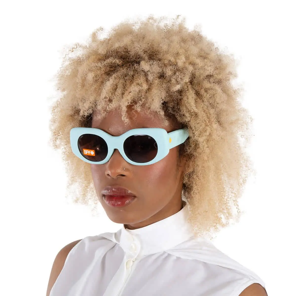 Spy Hangout Happy Bronze Cat Eye Ladies Sunglasses 6700000000247 6700000000247 - Multi, Frame: Multi, Lens: Brown