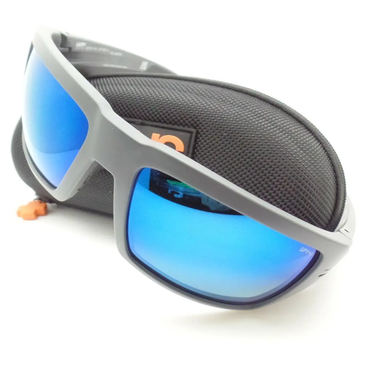 Spy Optics Rebar Ansi Matte Gunmetal Blue Polarized Sunglasses