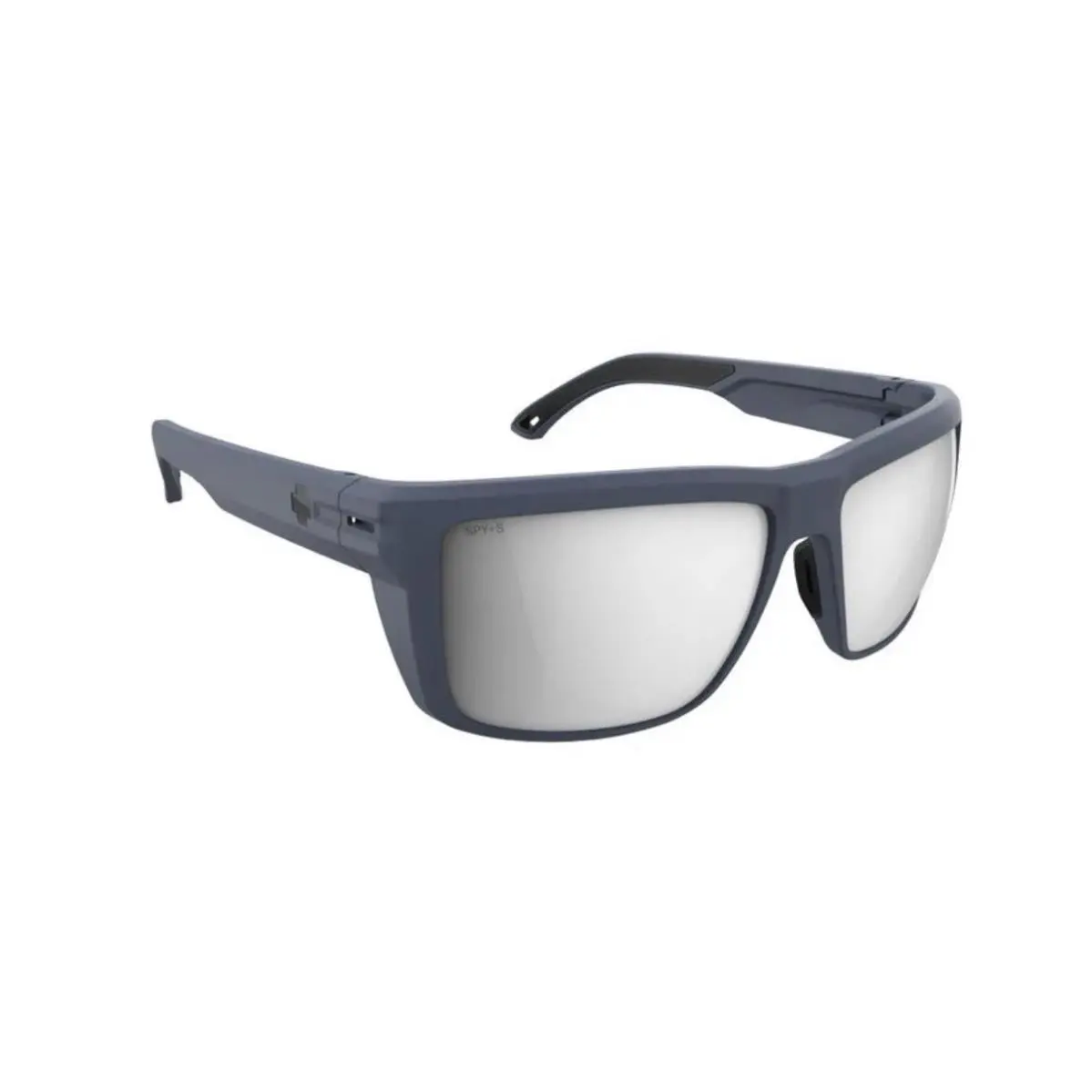 Spy Optic Overhaul Sunglasses - Matte Steel Blue Ansi / Gray Polar Platinum - Frame: Matte Steel Blue ANSI, Lens: Happy Gray Polarized Platinum Mirror