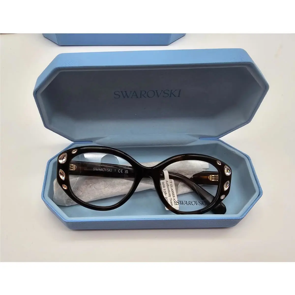 Swarovski SK 2006 1002 Womens Irregular Eyeglasses Havana 54-18-140