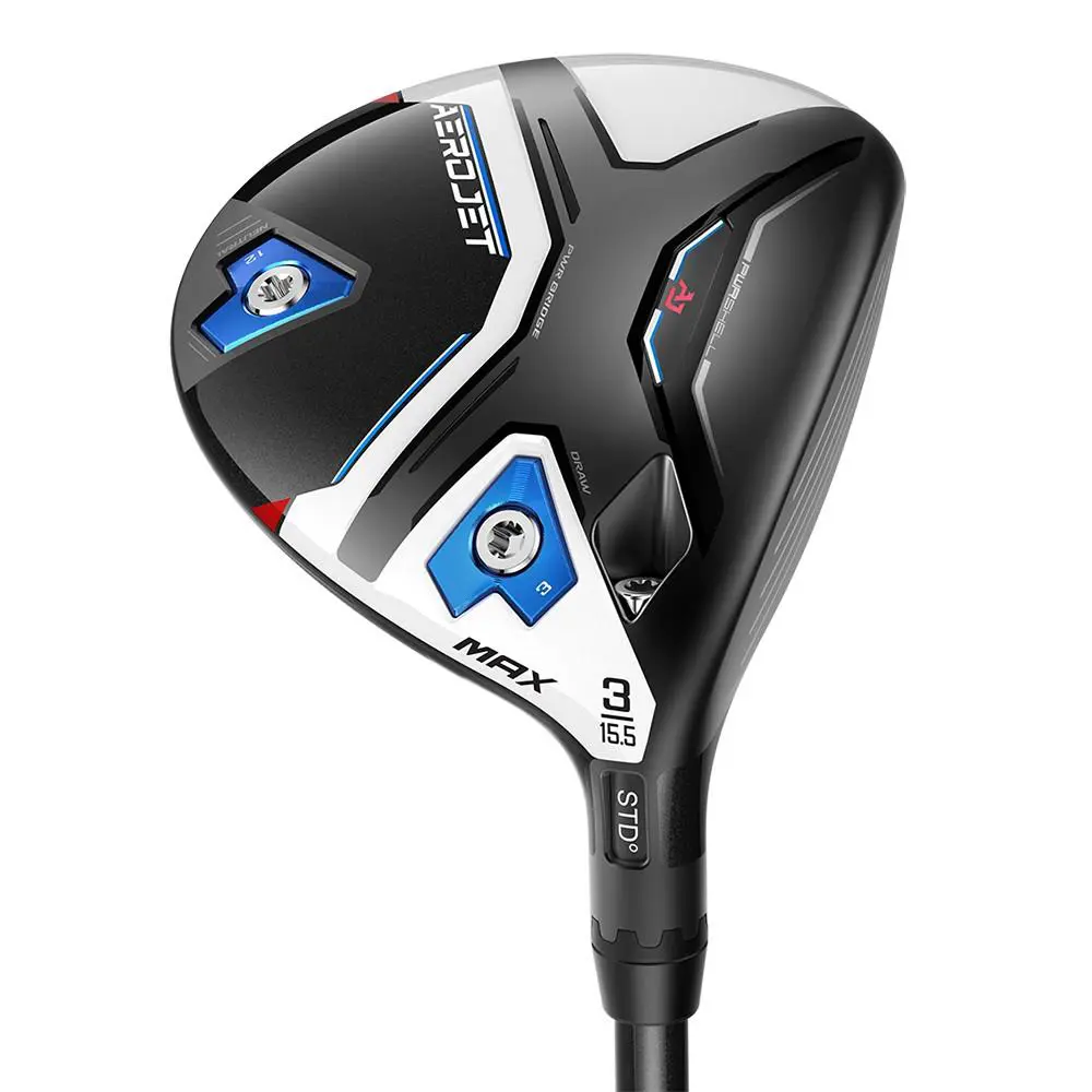 Left Handed Cobra Aerojet Max 3 Wood Helium Nanocore Reg
