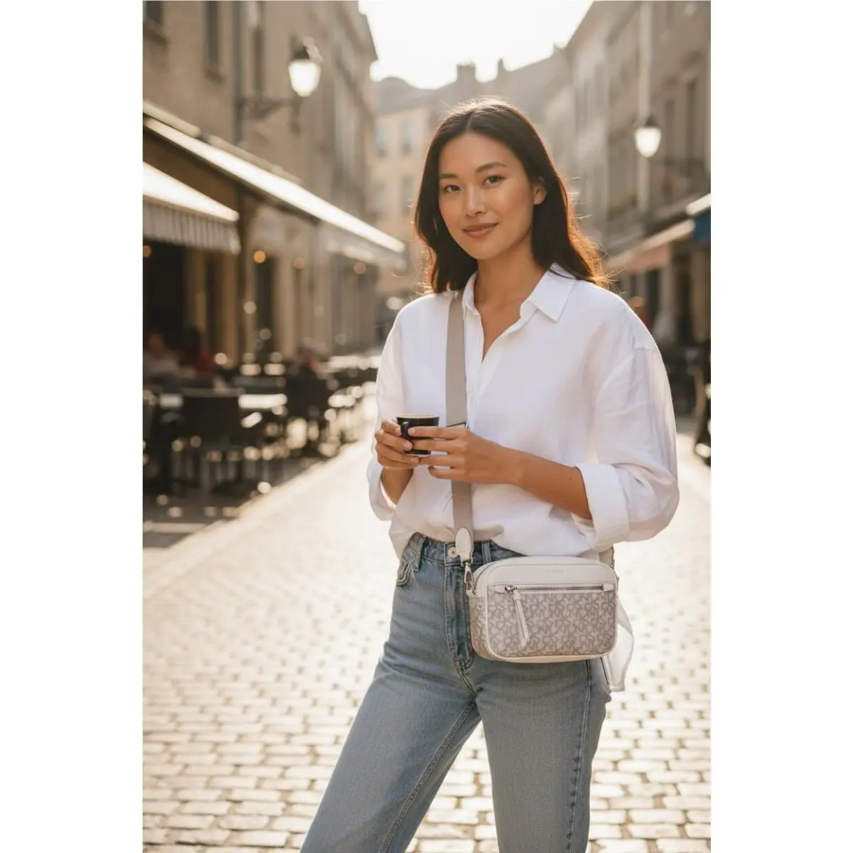 Dkny Women`s Crossbody Bag White by DKNY